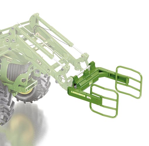 Frontladerwerkzeuge Set A - John Deere grün Modell von WIKING 1:32