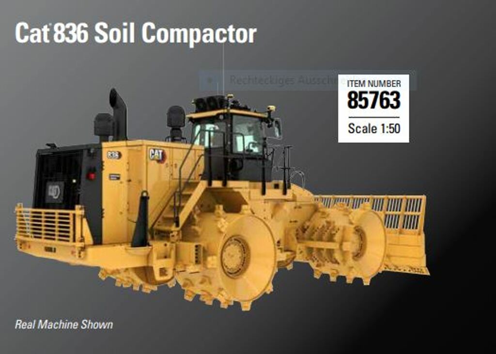 CAT 863 Bodenverdichter Modell von DieCast Masters 1:50