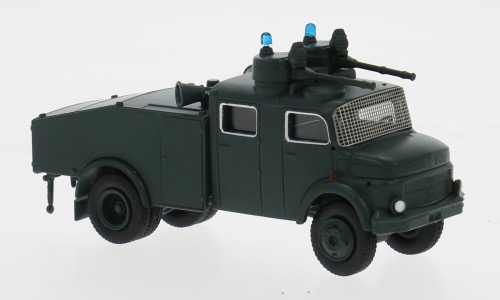 Mercedes LA 1113 Wasserwerfer, 1966, Bundesgrenzschutz grün  Modell von Brekina 1:87