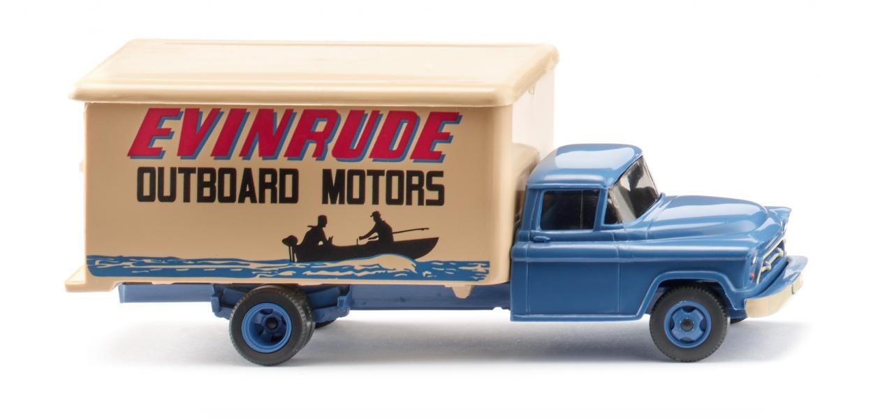 Koffer-Lkw Chevrolet Evinrude Modell von WIKING 1:87