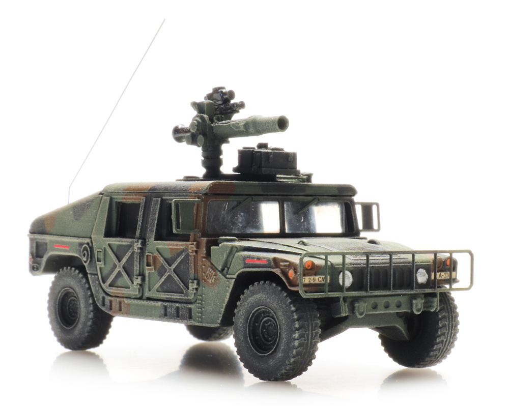 US Humvee Camo Armored TOW Modell von Artitec 1:87