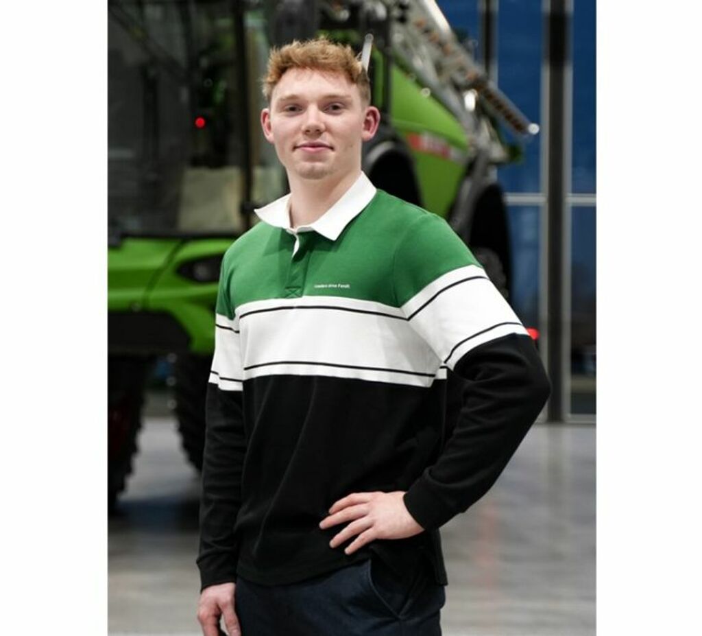 Fendt Long Sleeve Polo Shirt Herren