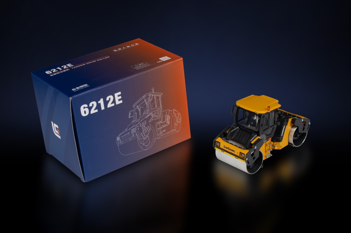 Dampfwalze CLG6212E Liugong Modell von Imc Models 1:50