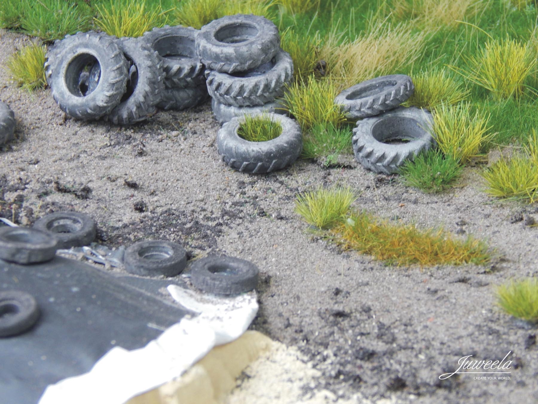 Treckerreifen alt (28 Stck.) Modell von Juweela 1:87