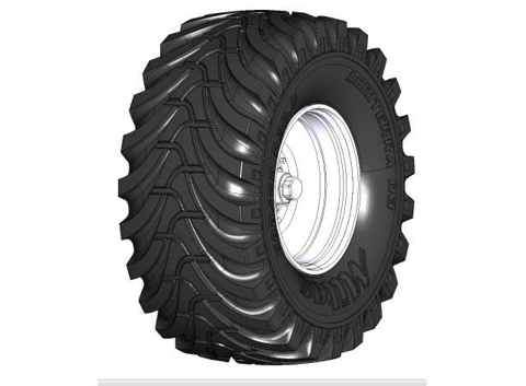 Mitas Agriterra Räder-Set  Modell von AT Collections 1:32