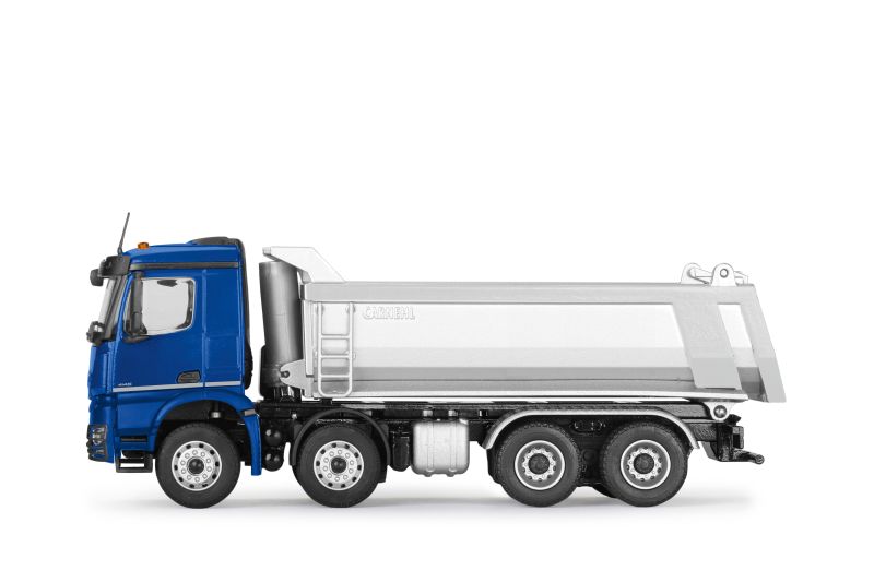 CARNEHL Halbschalenmulde auf MERCEDES-BENZ AROCS Limited Editon Modell von Conrad 1:50