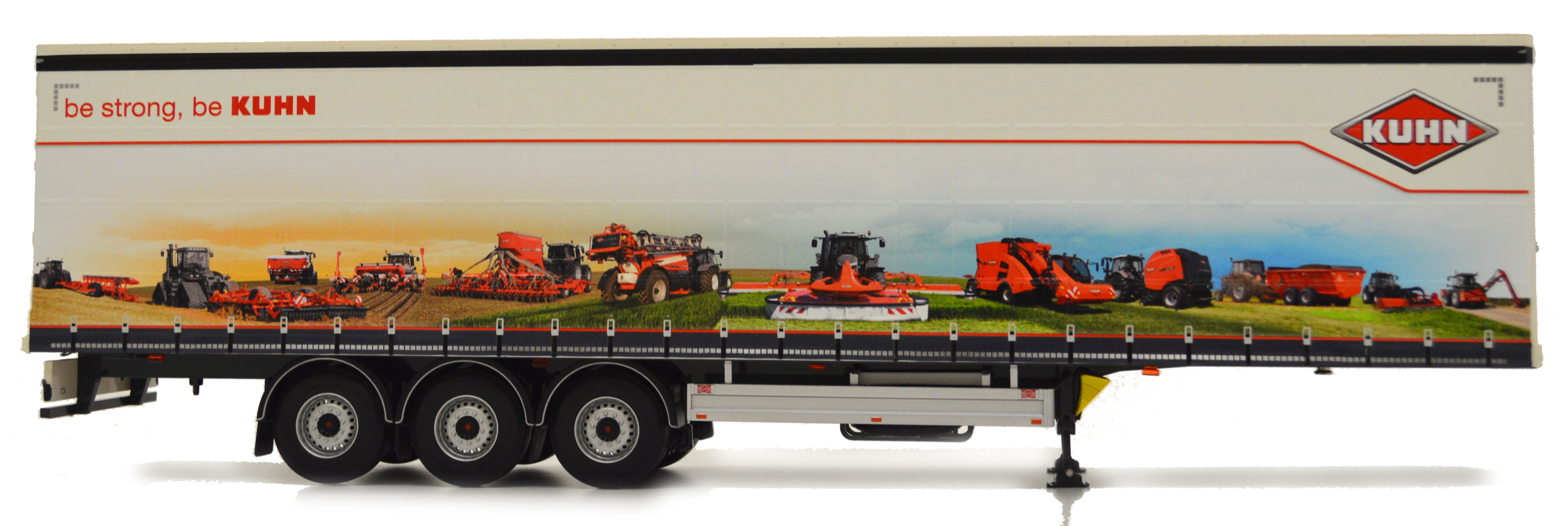 Pacton Schiebeplanenauflieger Kuhn Design Modell von MarGe Models 1:32