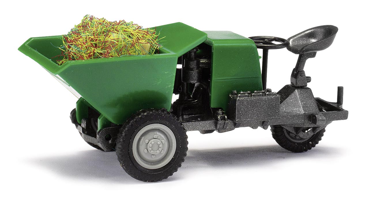 Dumper Picco 1 mit Heuballen grün Modell von Mehlhose 1:87