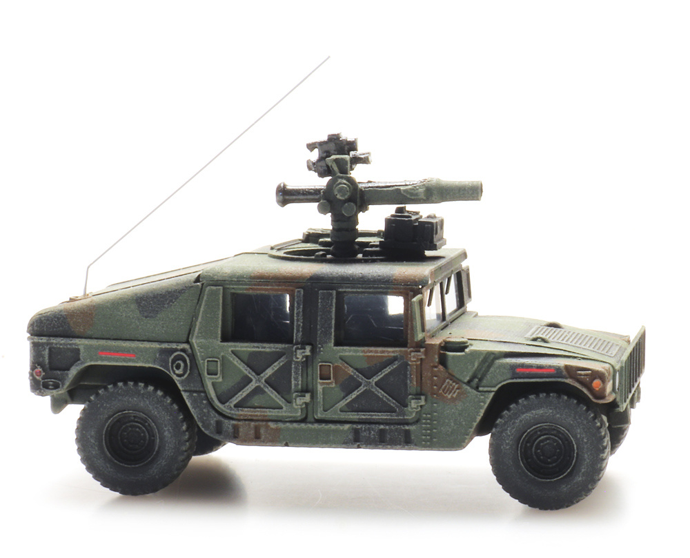 US Humvee Camo Armored TOW Modell von Artitec 1:87
