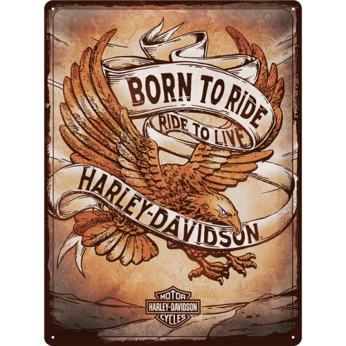 Blechschild Harley Davidson-1