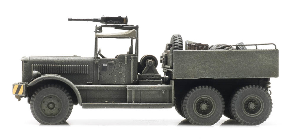 M19 Diamond T mit Anhänger Verteidigung Belgien Modell von Artitec 1:87