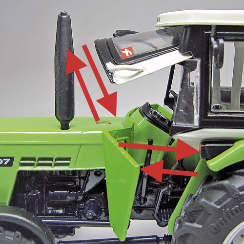 Deutz D 52 07 A mit Fritzmeier-Verdeckkabine (1980 - 1984) Modell von Weise-Toys 1:32