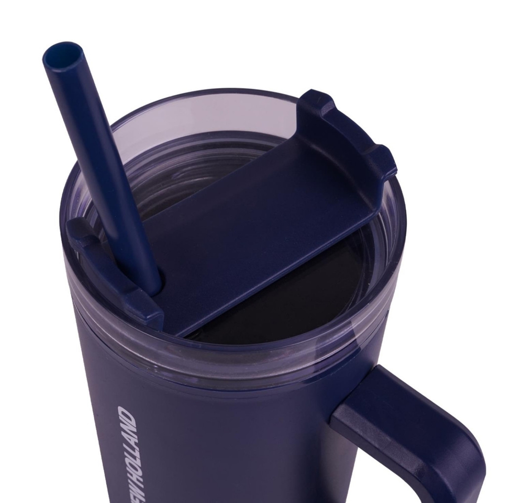 New Holland Trinkbecher mit Strohhalm