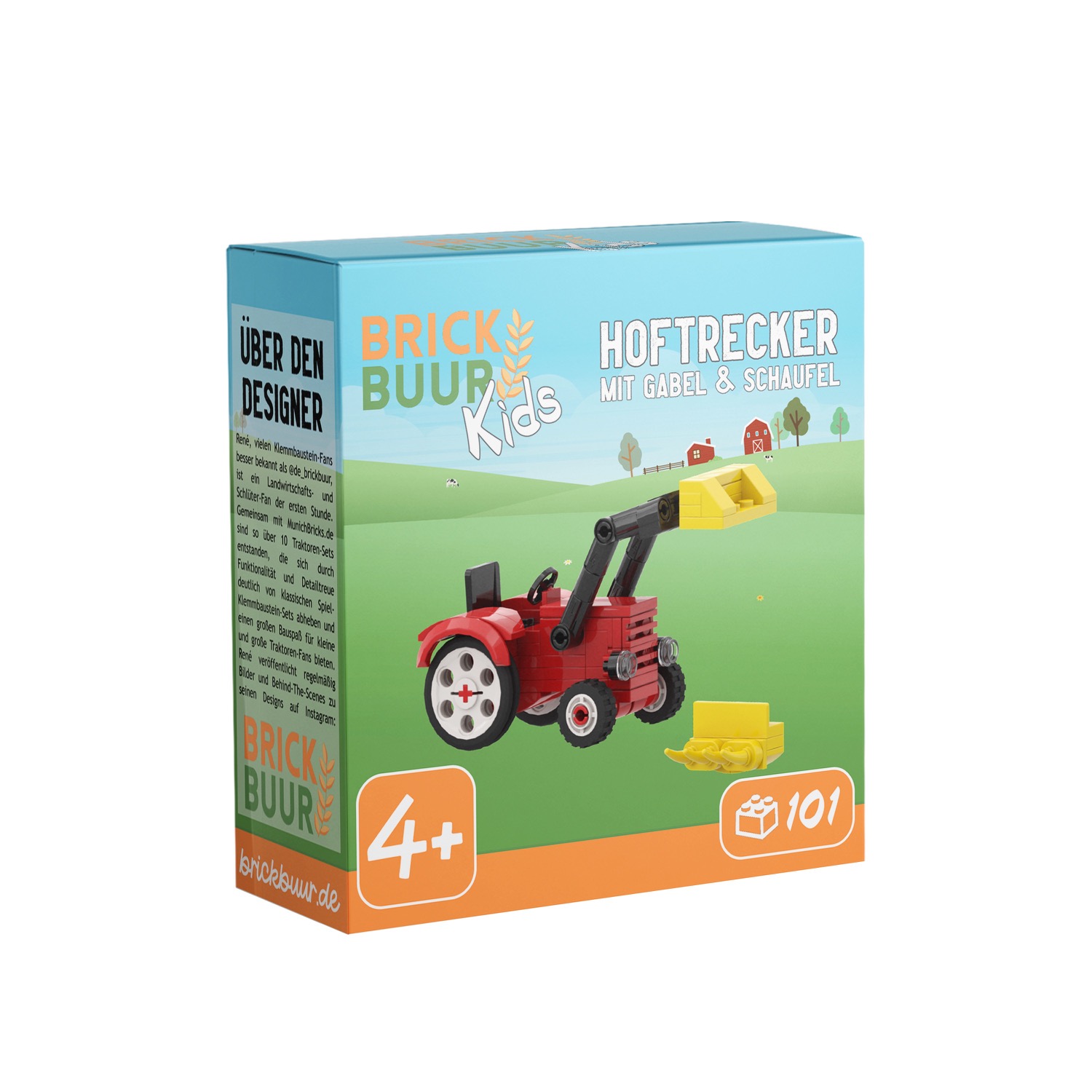 Hoftrecker mit Gabel & Schaufel Modell von brickbuur 1:32