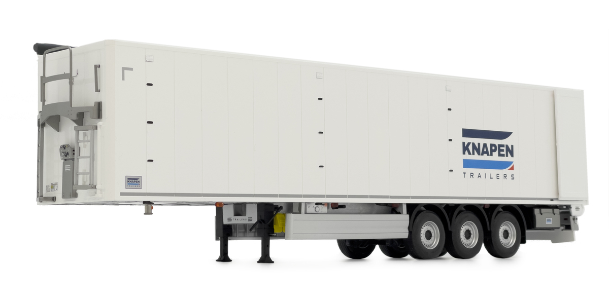 Knapen Schubbodenauflieger weiß Modell von MarGe Models 1:32
