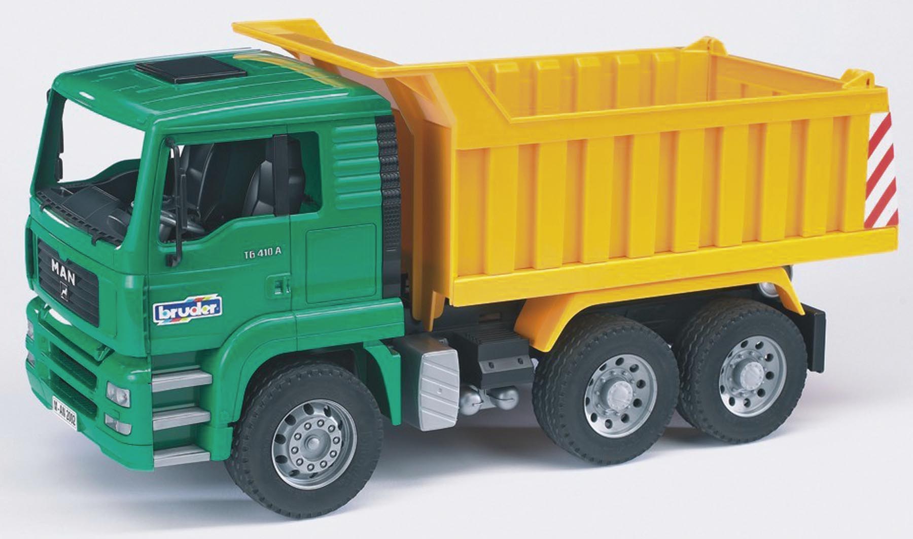 MAN TGA LKW mit Kippmulde Modell von Bruder 1:16