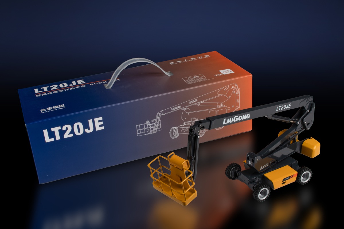 Teleskoparbeitsbühne LT20JE Liugong Modell von Imc Models 1:35