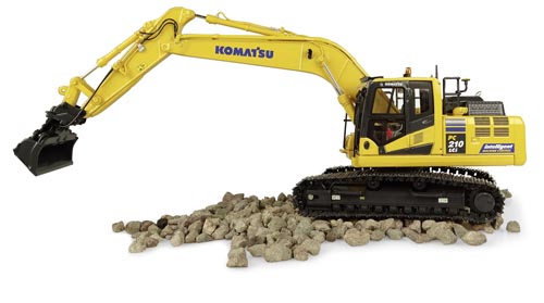 Komatsu PC210LCi-11 Kettenbagger Modell von Universal Hobbies 1:50