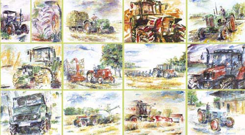 Kunstdrucke im 3er Set - Motive nach Wahl