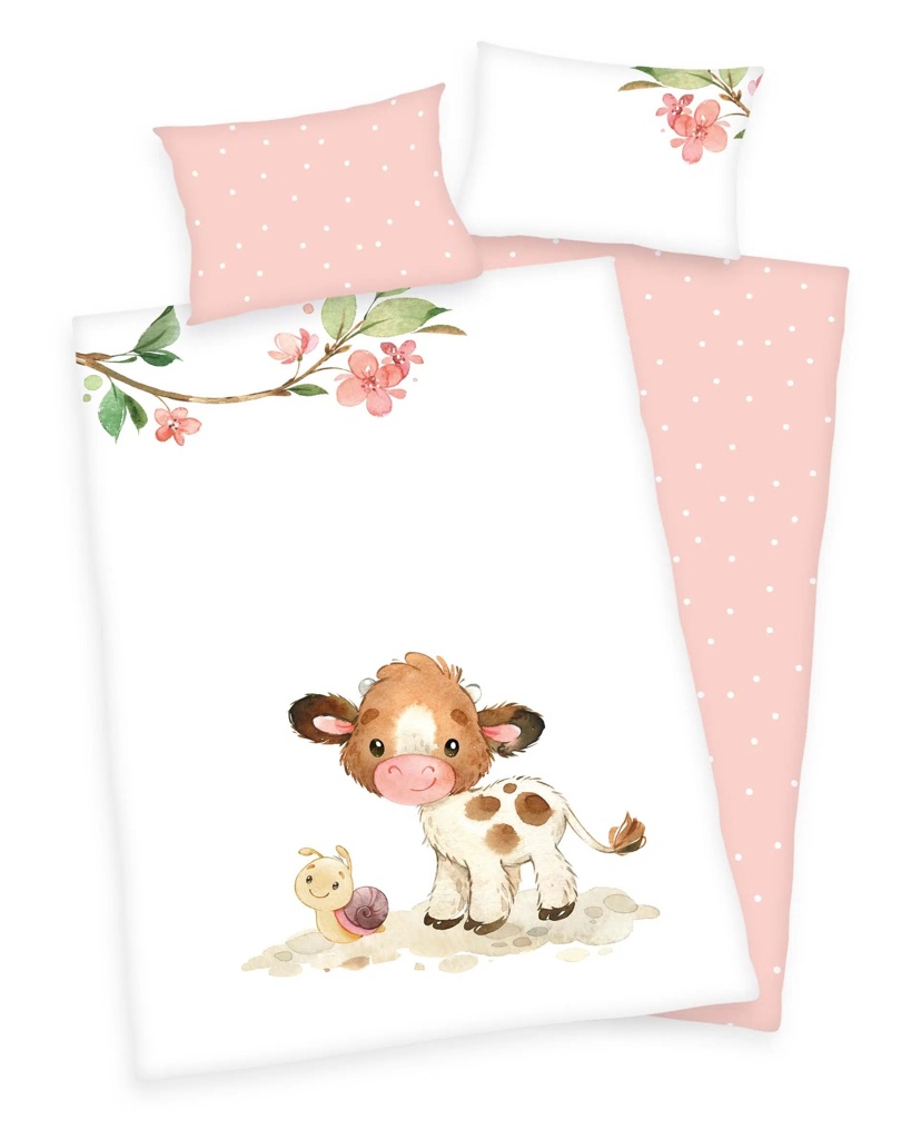 Kälbchen Flanell Bettwäsche -1