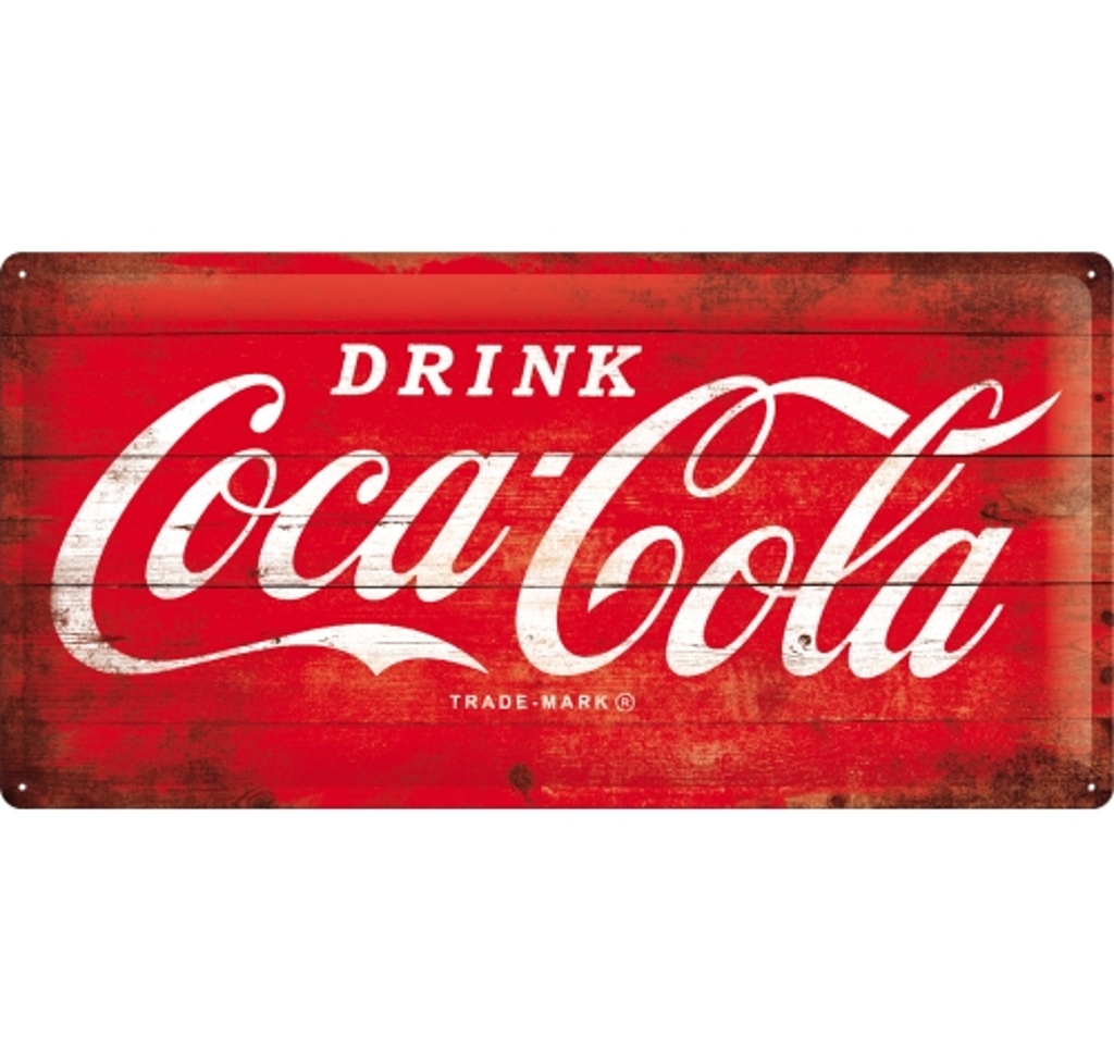 Blechschild Coca Cola Red Logo-1