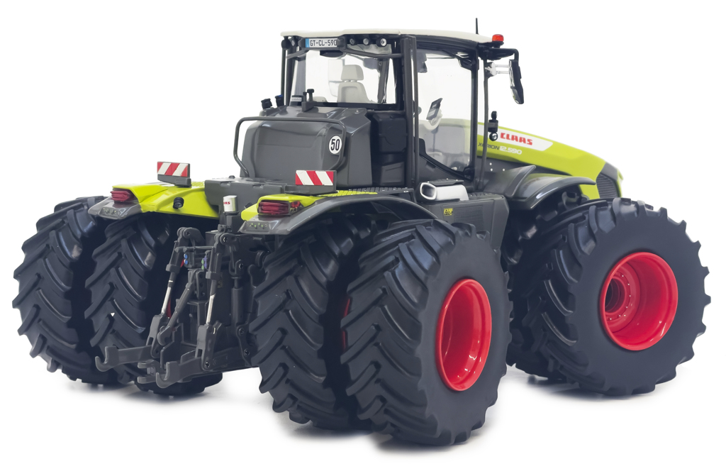 Claas Xerion 12.590 Trac mit Zwillingsbereifung Modell von MarGe Models 1:32