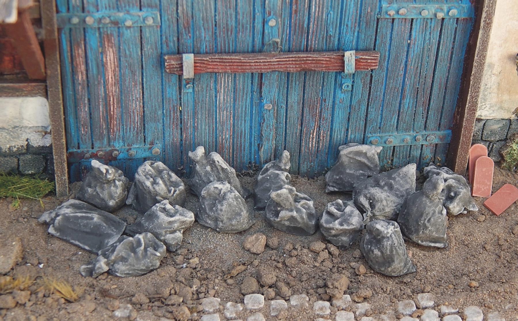 Müllsäcke schwarz 10 Stück lose Modell von Juweela 1:35