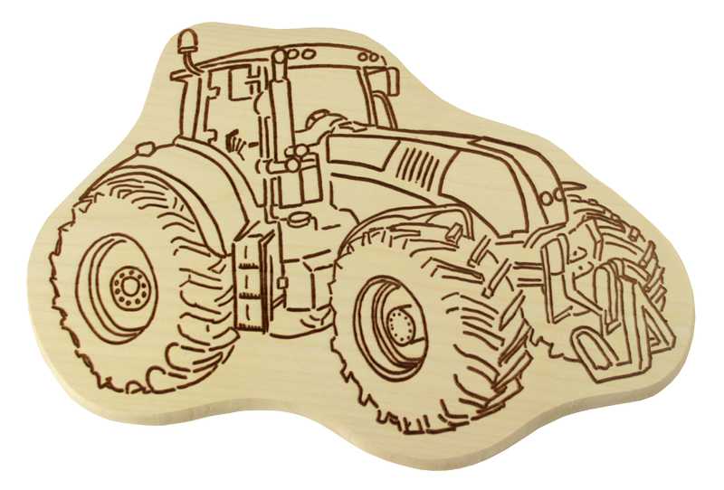Figurenholzbrett Traktor modern-1