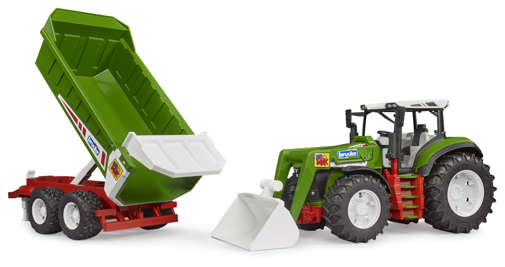 Roadmax Traktor mit Frontlader und Kippanhänger
