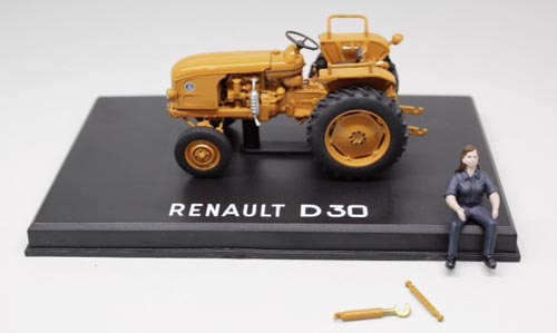 Renault D30 mit Fahrererin Modell von Replicagri 1:32