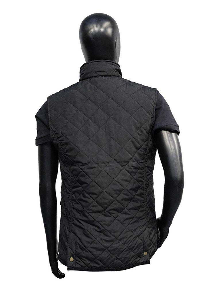 Krone Steppweste schwarz Herren