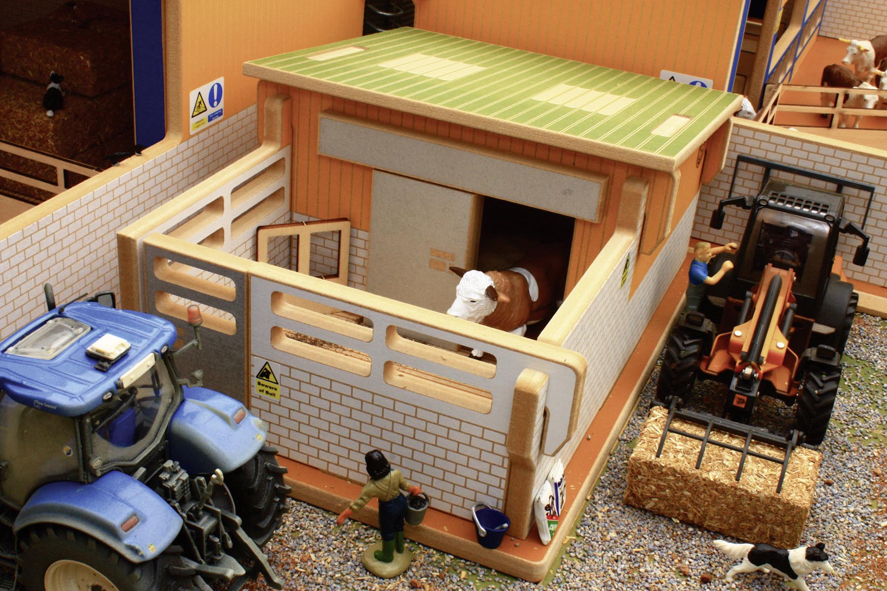 Bullenstall Modell von Brushwood Toys 1:32