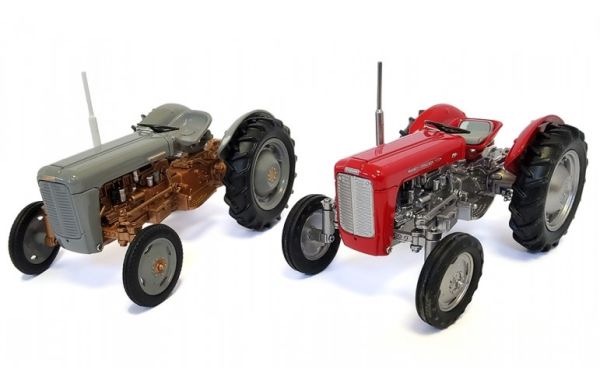 Massey Ferguson 35 mit Ferguson F35 Lim. Edt. Modell von Universal Hobbies 1:32