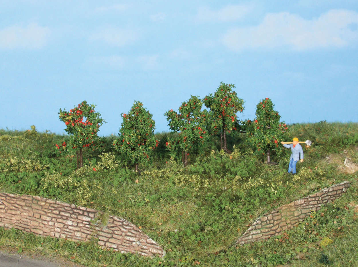 5 Apfelbäume 3 cm Modell von HEKI