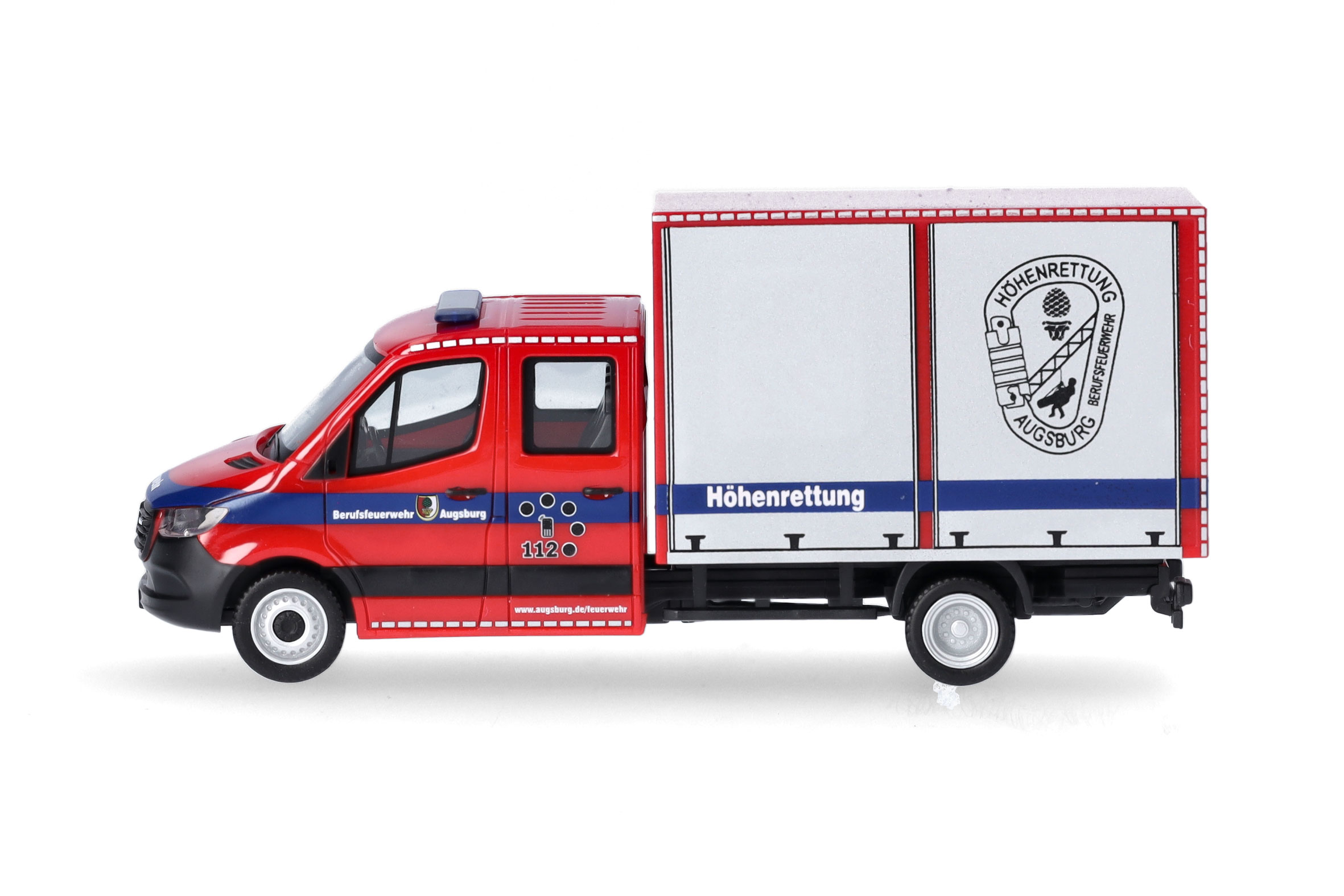 Mercedes-Benz Sprinter 18 Kasten Feuerwehr Augsburg Modell von herpa 1:87