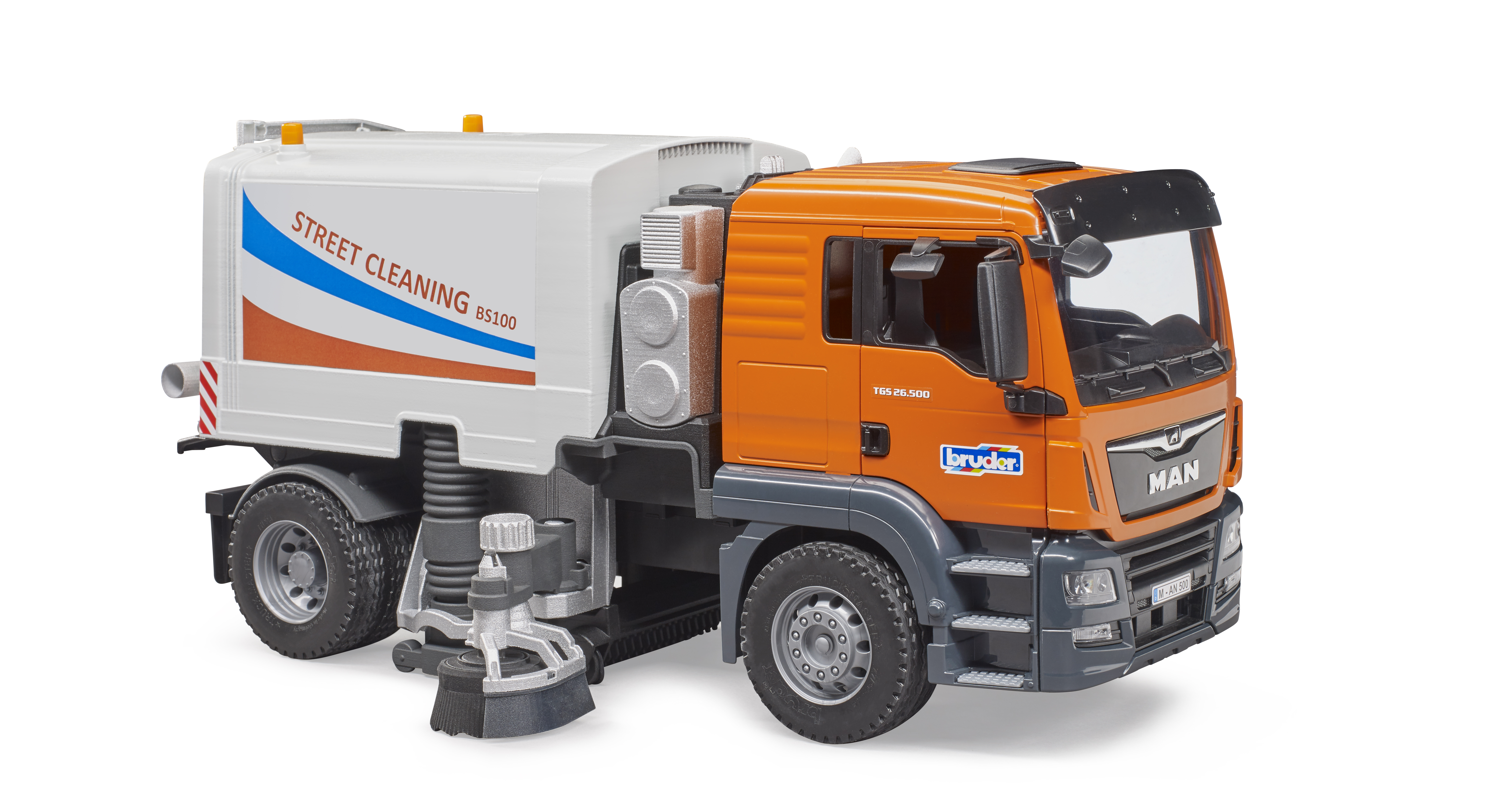 MAN TGS Lkw Straßenreinigung Modell von Bruder 1:16