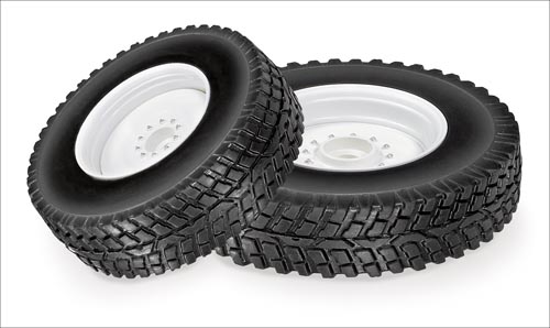 Rädersatz Kommunalbereifung für Valtra Baureihe T4 Modell von WIKING 1:32