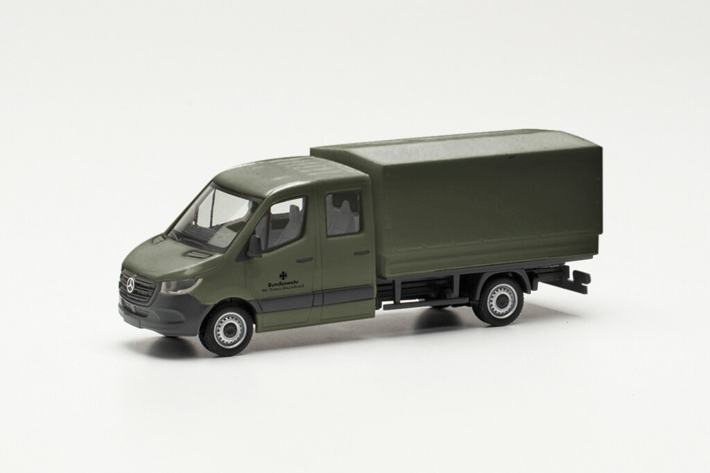 Mercedes-Benz Sprinter 18 Doppelkabine mit Plane Bundeswehr -1