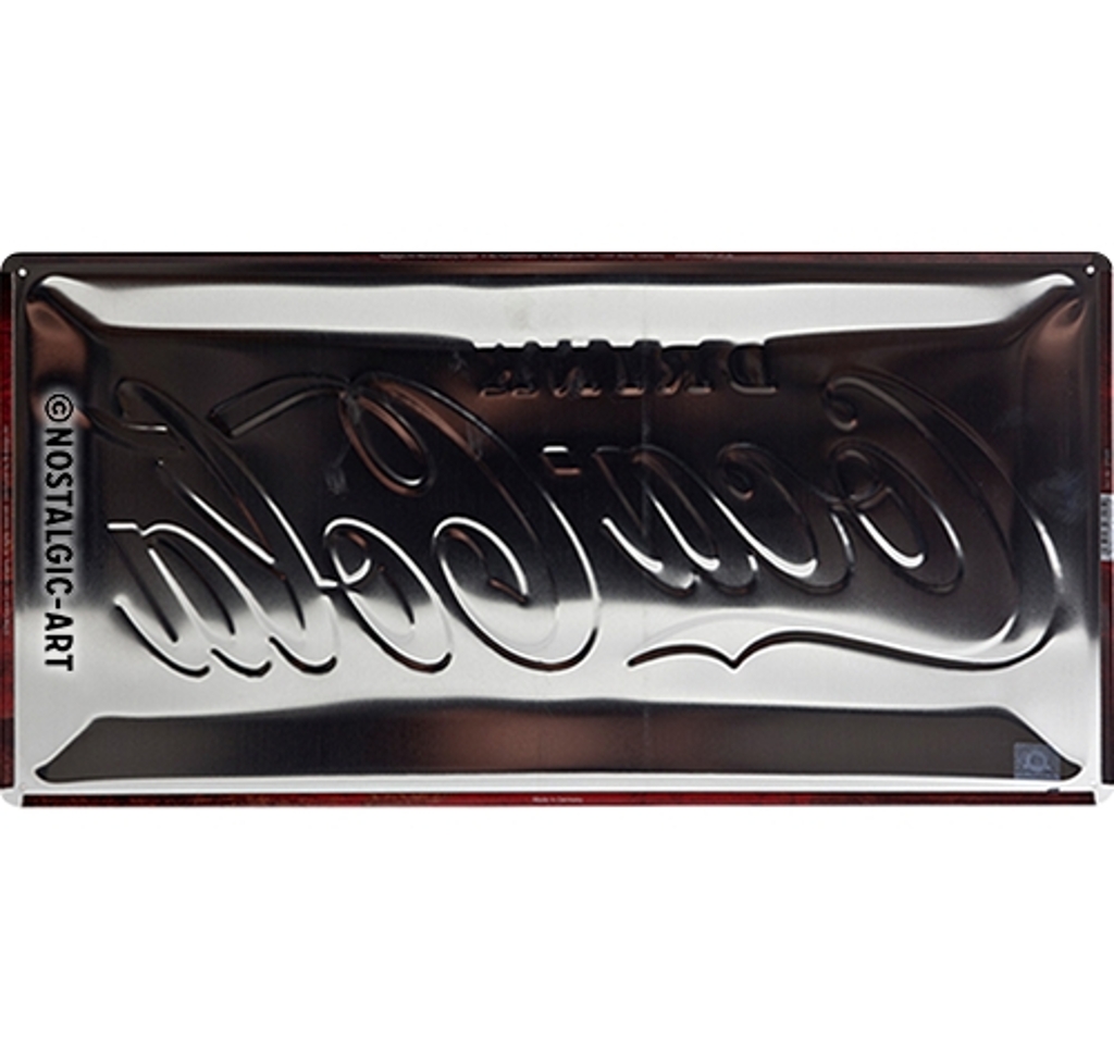 Blechschild Coca Cola Red Logo