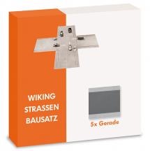 Strassen Bausatz - Gerade Inhalt -  5 Stück  Modell von WIKING 1:87