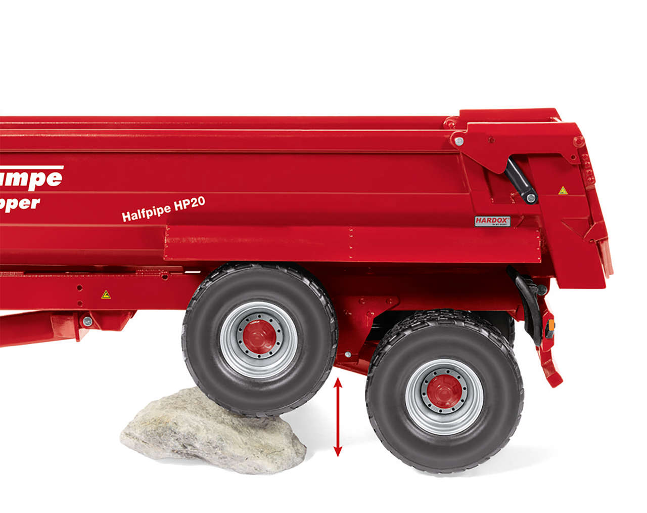 Krampe Halfpipe HP 20 Muldenkipper Modell von WIKING 1:32