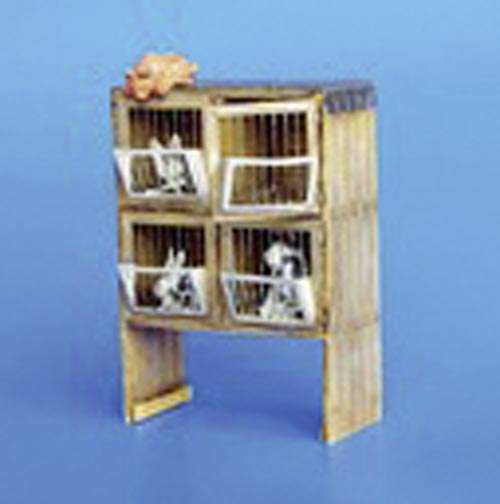 Kaninchenstall Modell von Plus Model 1:35