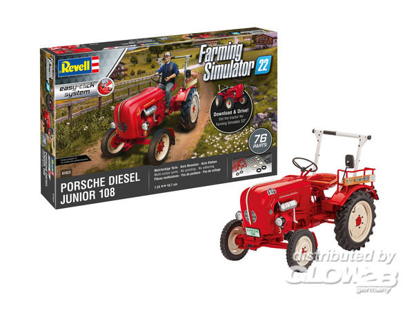 Porsche Junior 108 Traktor - Farming Simulator Bausatz-1