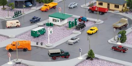 Strassen Bausatz - Kurve Inhalt - 5 Stück Modell von WIKING 1:87