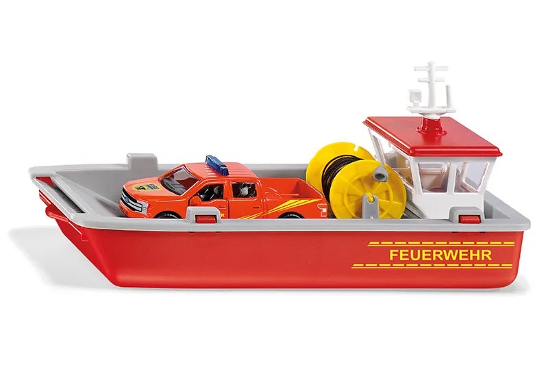 Feuerwehr Arbeitsboot Modell von Siku 1:50