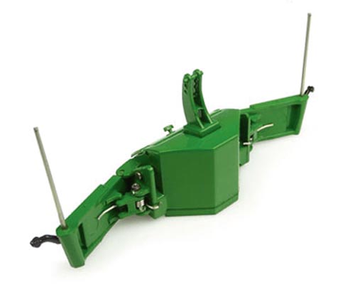 Tractorbumper Sicherheitsfrontgewicht 800 kg grün Modell von Universal Hobbies 1:32