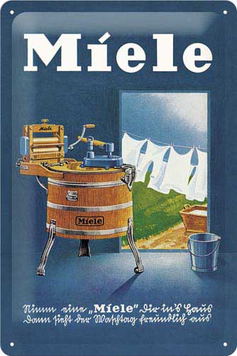 Blechschild Miele