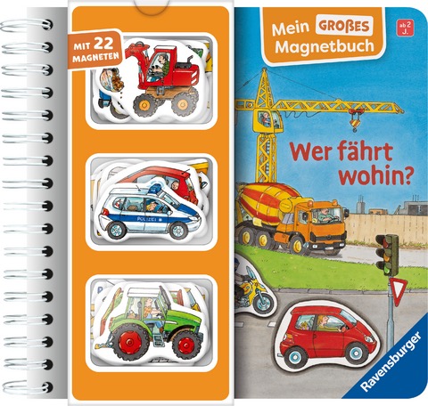 Mein großes Magnetbuch Wer fährt wohin?