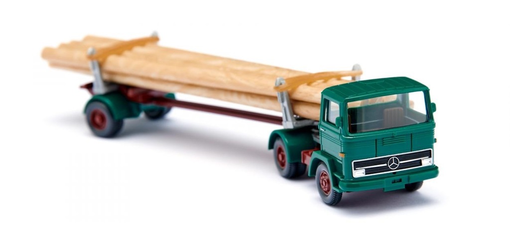 Langholztransporter MB LPS 1317 Modell von WIKING 1:87