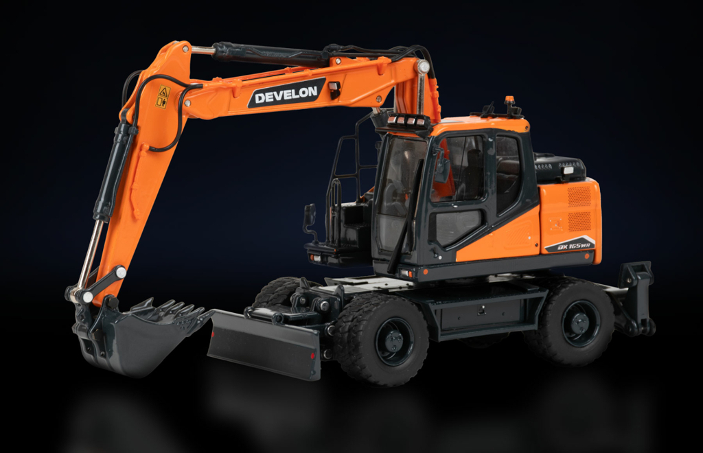 Develon DX165WR Radbagger Modell von Imc Models 1:50